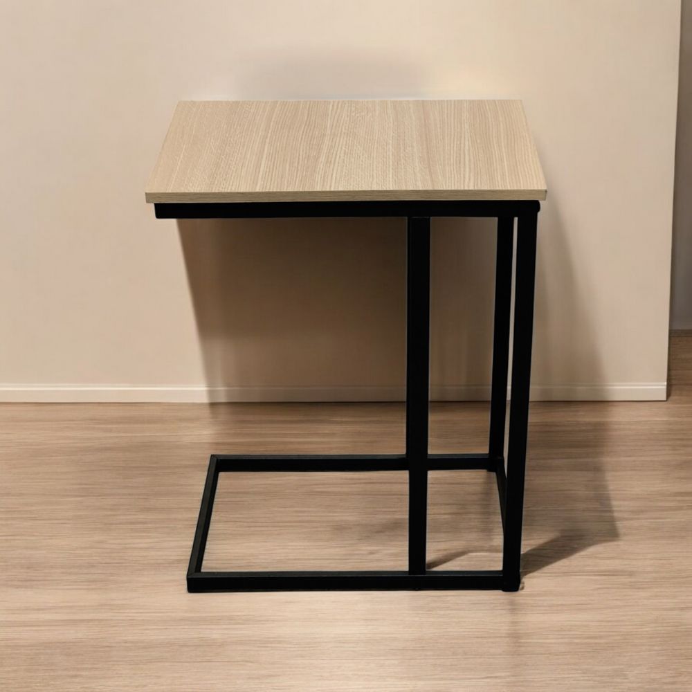 Mesa Auxiliar para sofá La aliada color Roble