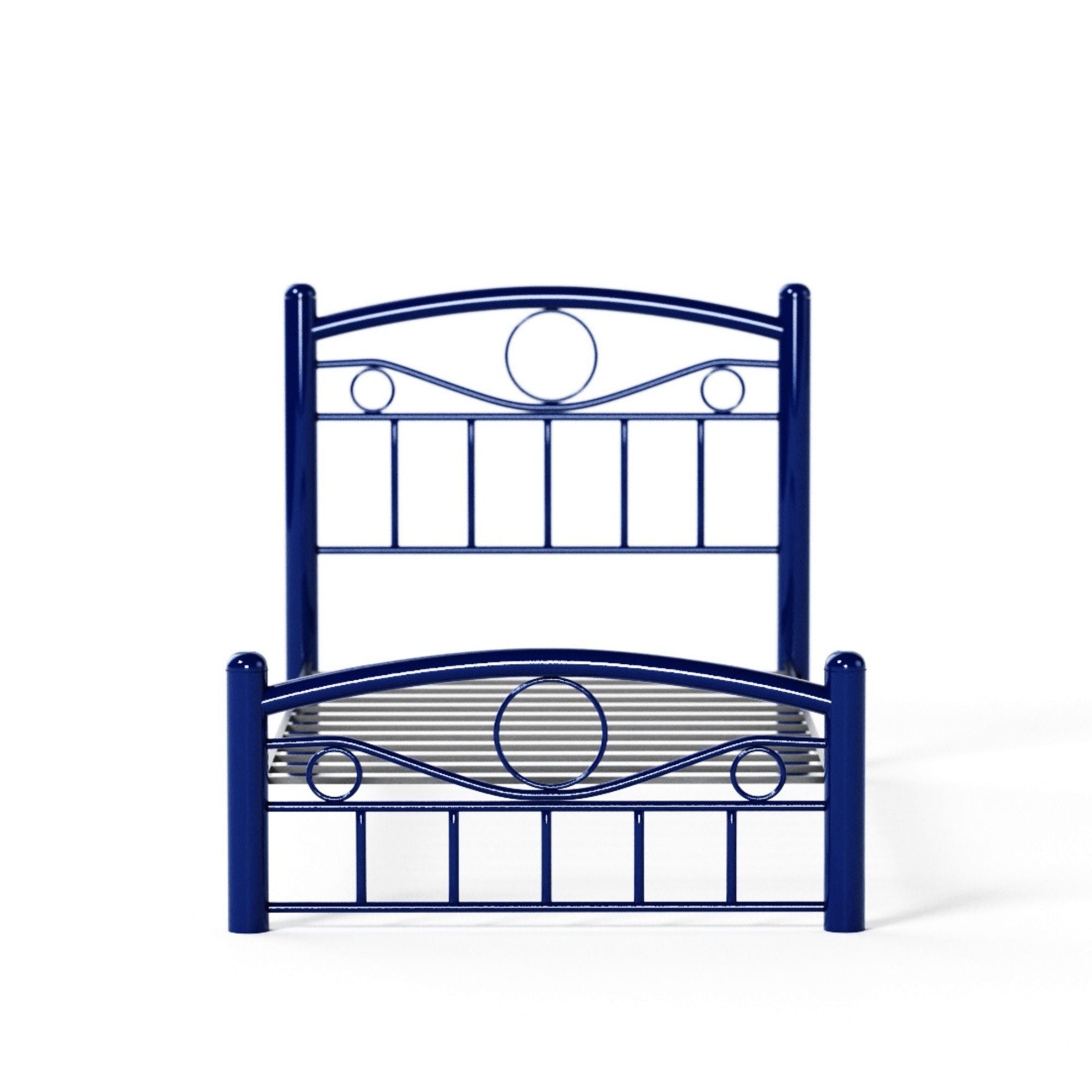 Cama Matrimonial Monaco color Azul