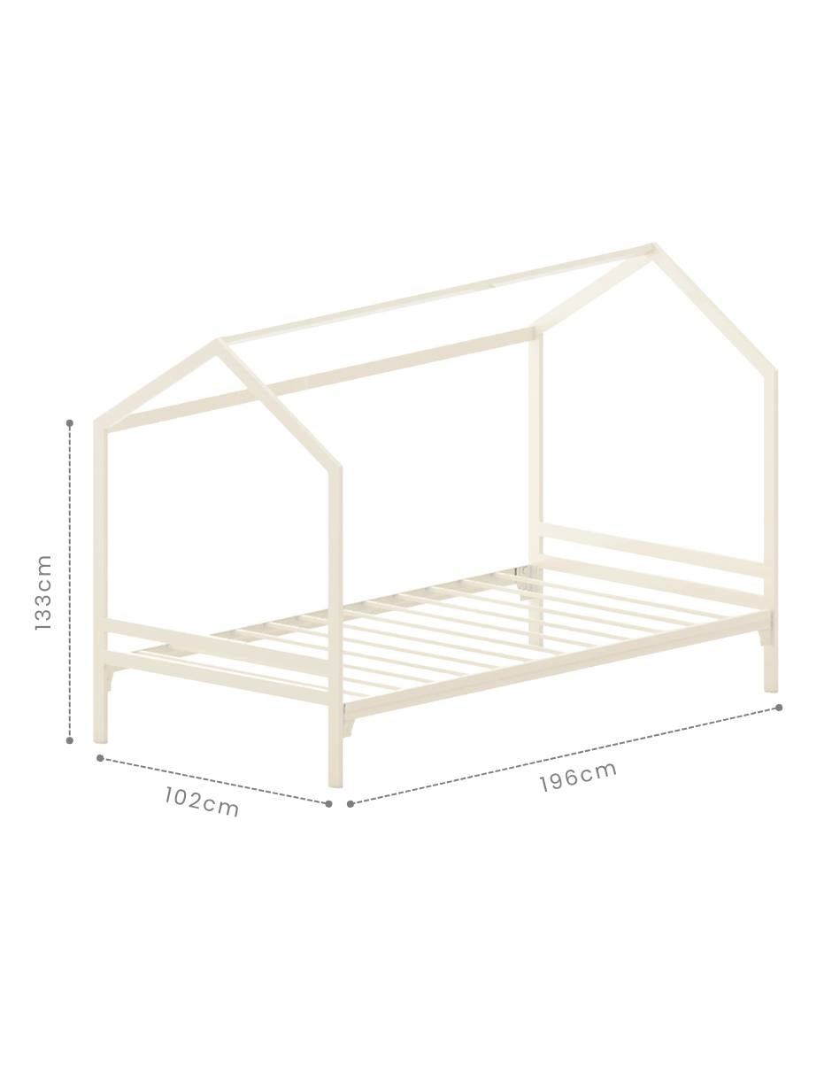 Cama Infantil Individual Luca color Beige