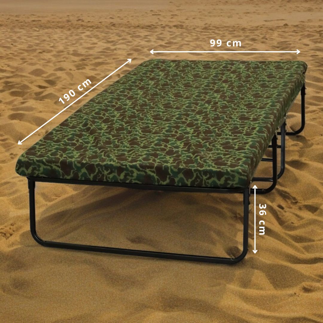 Catre Individual Mark color Verde Militar