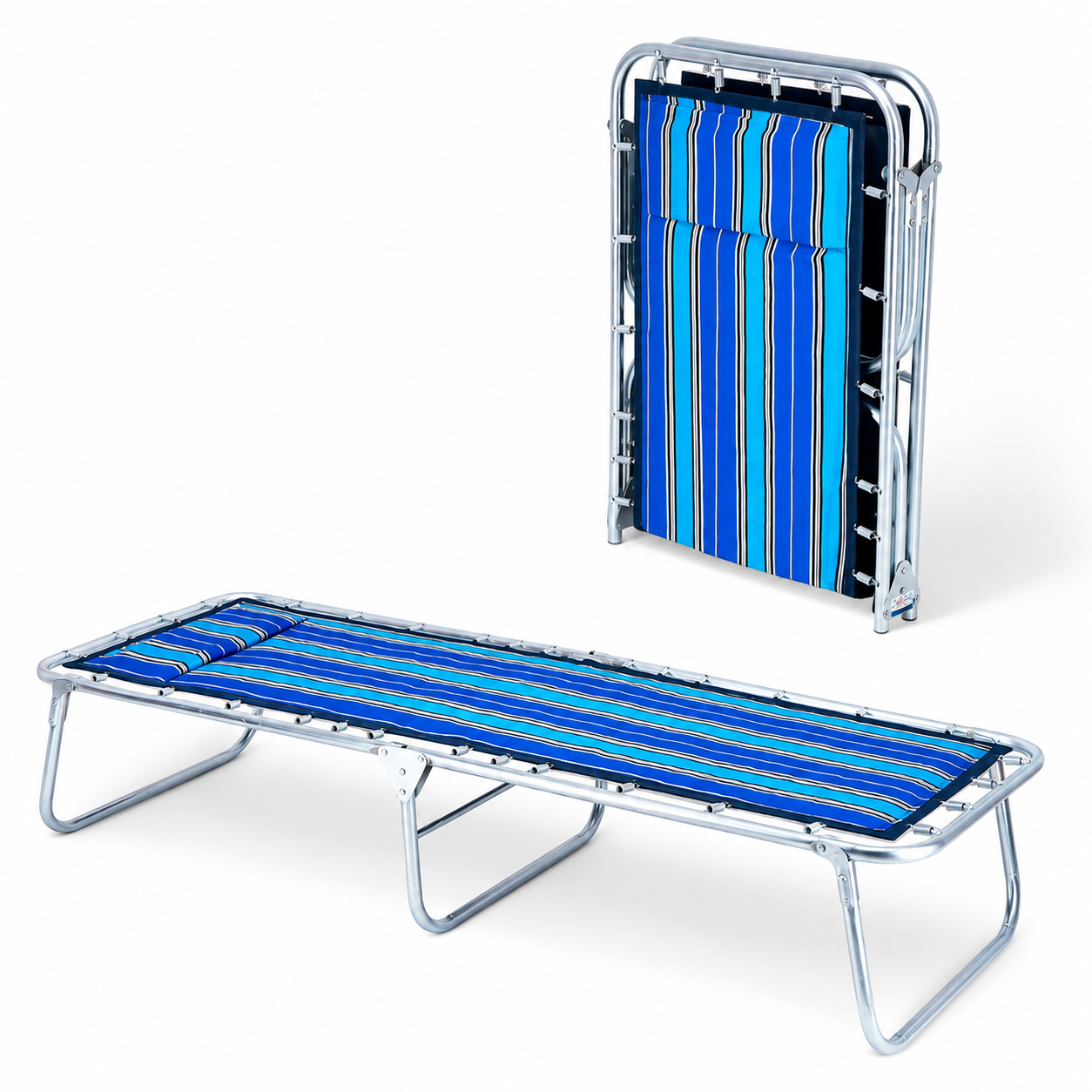 Catre Individual Benedict color Azul