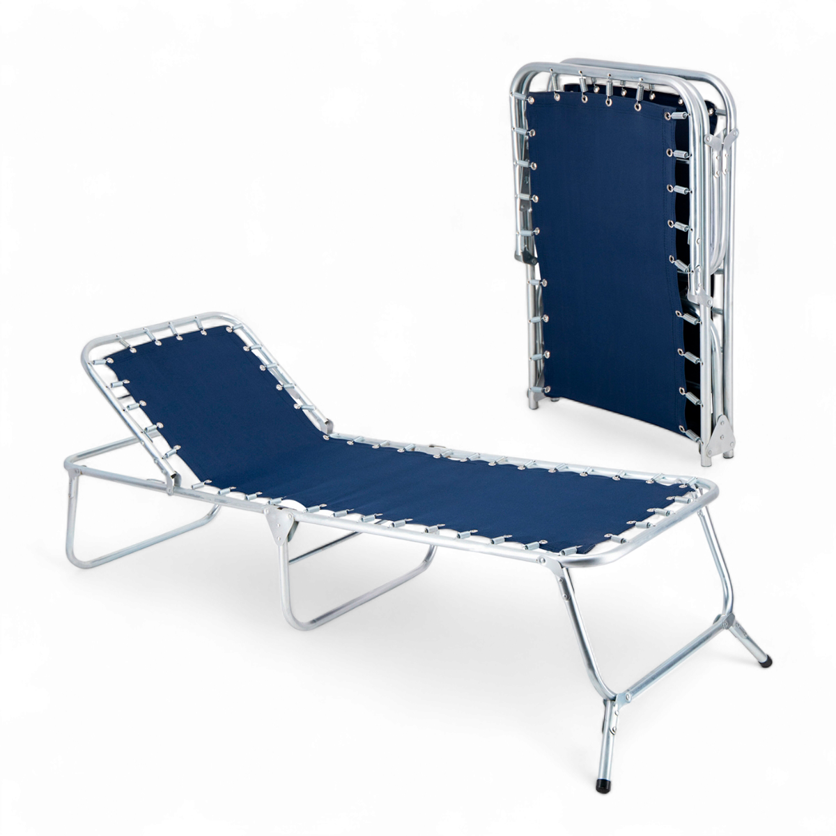 Catre Individual Anthony color Azul Marino