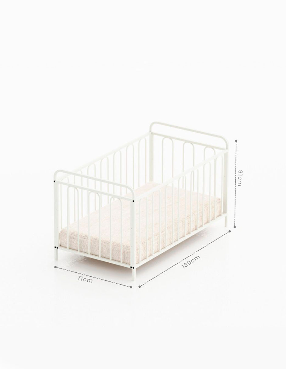 Cuna Ajustable 3 posiciones Bambino color Blanco