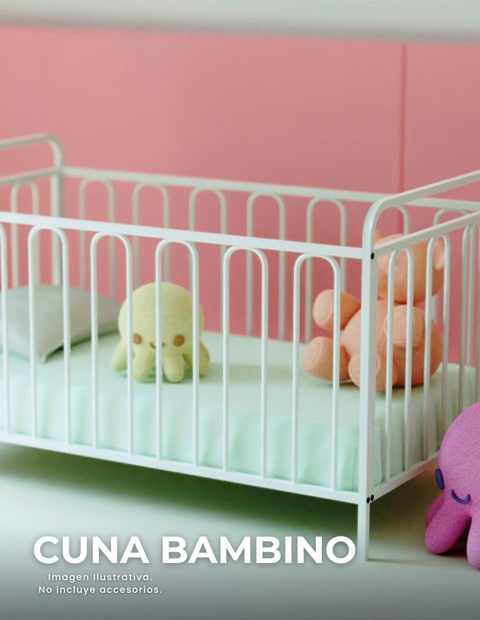 Cuna Ajustable 3 posiciones Bambino color Blanco