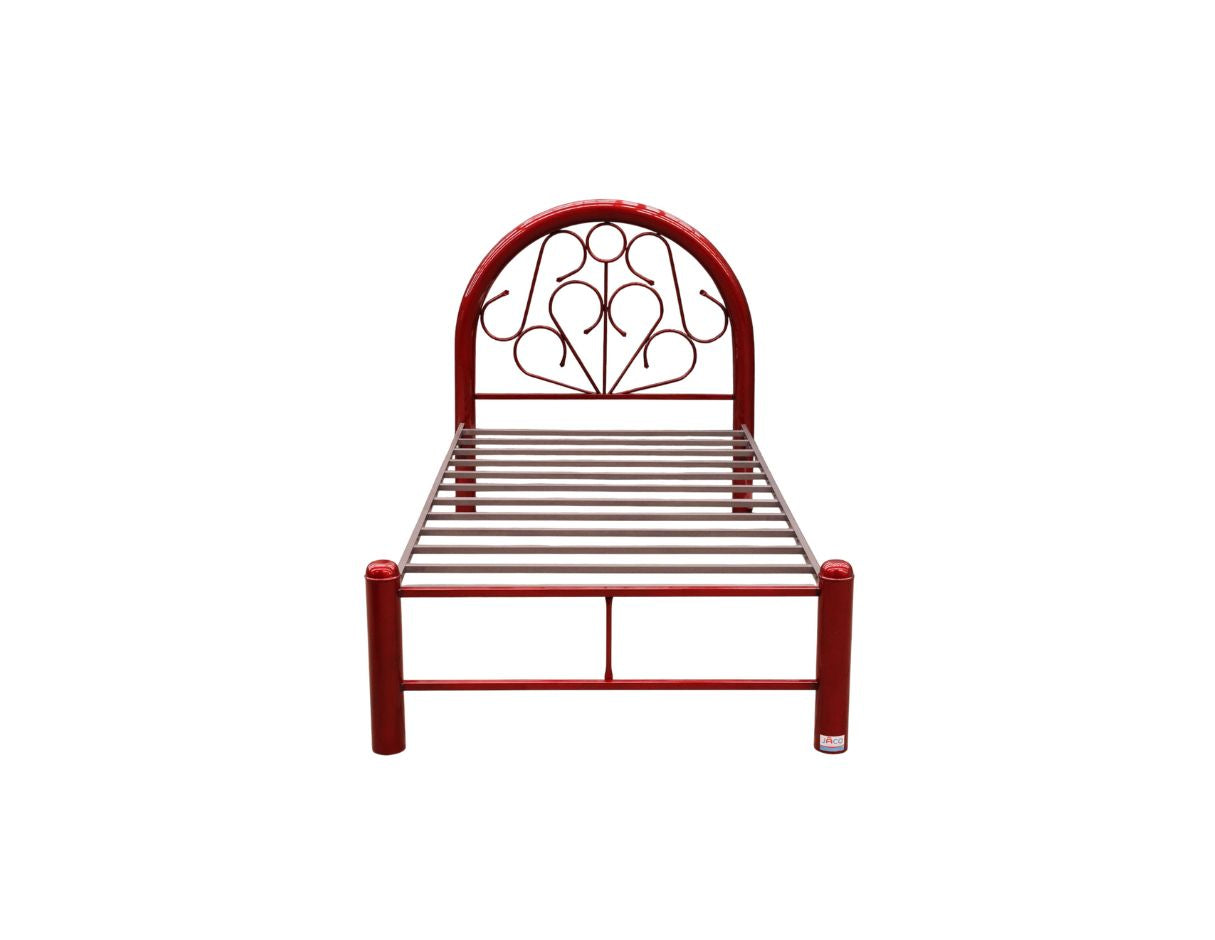 Cama Individual Teka color Rojo