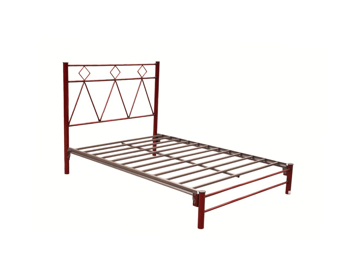 Cama Individual Roma color Rojo