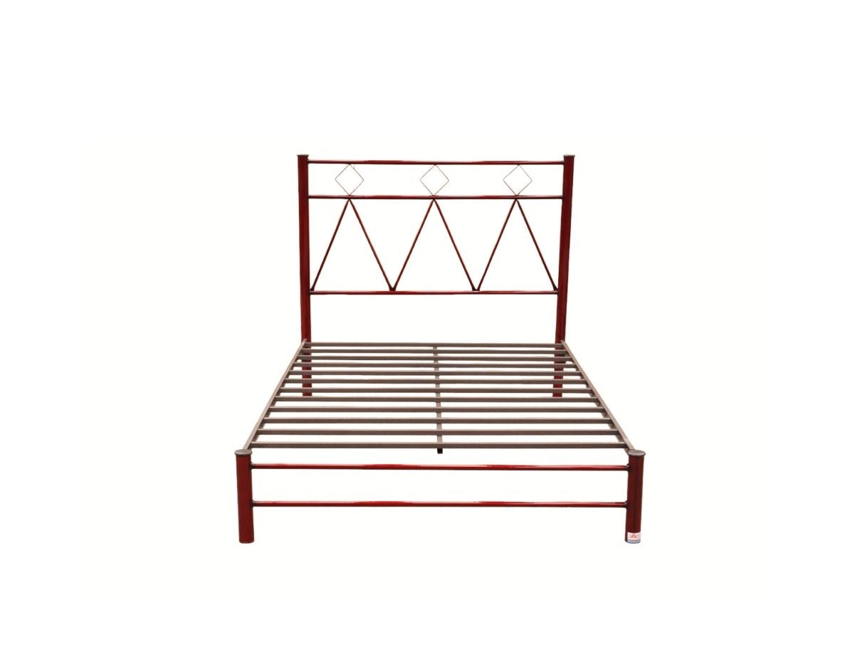 Cama Individual Roma color Rojo