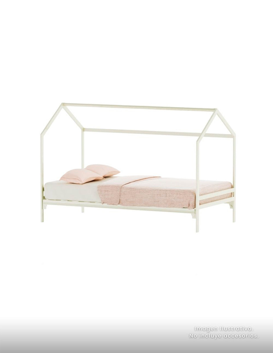 Cama Infantil Individual Luca color Beige