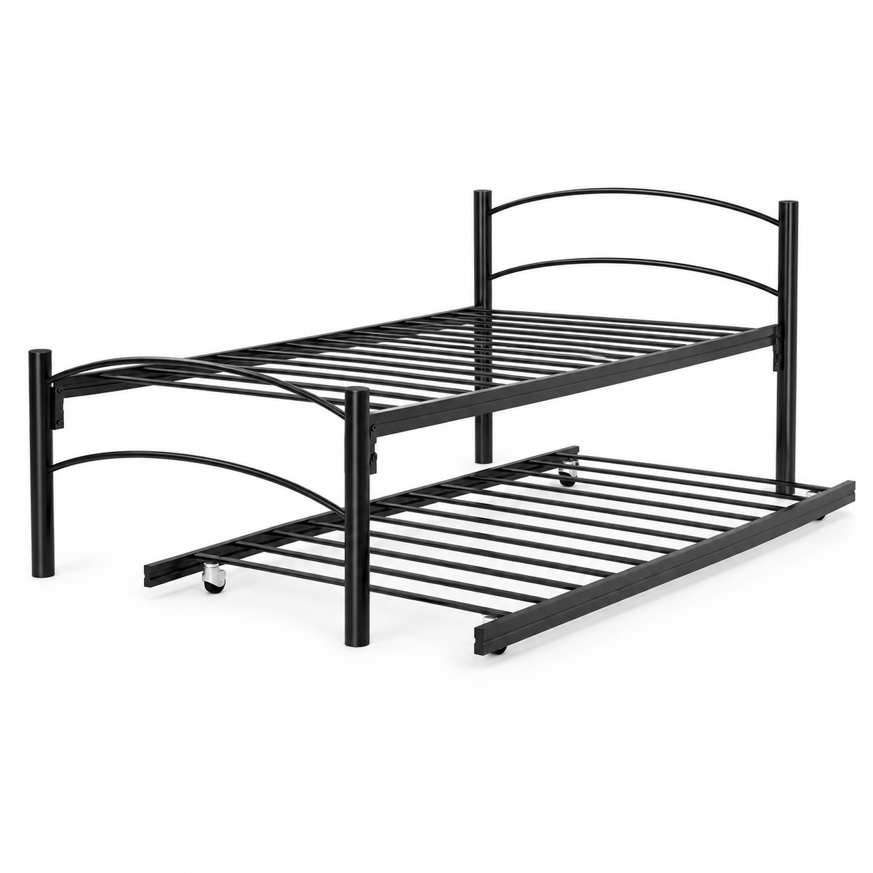 Cama Canguro Individual Jack color Negro