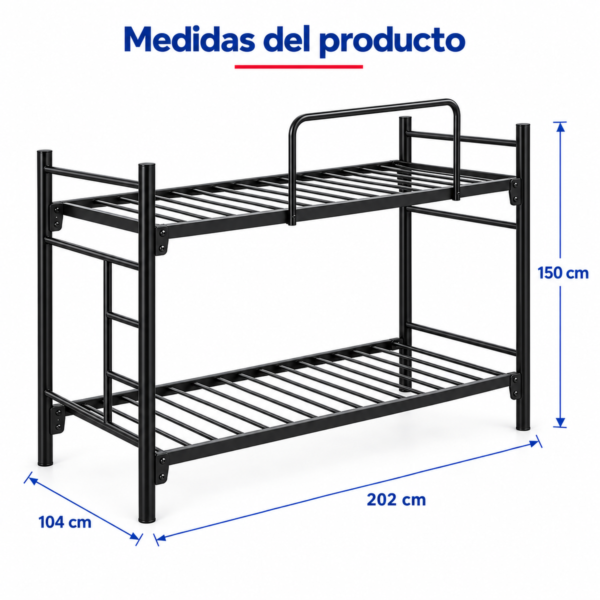 Litera Individual Colonia color Negro